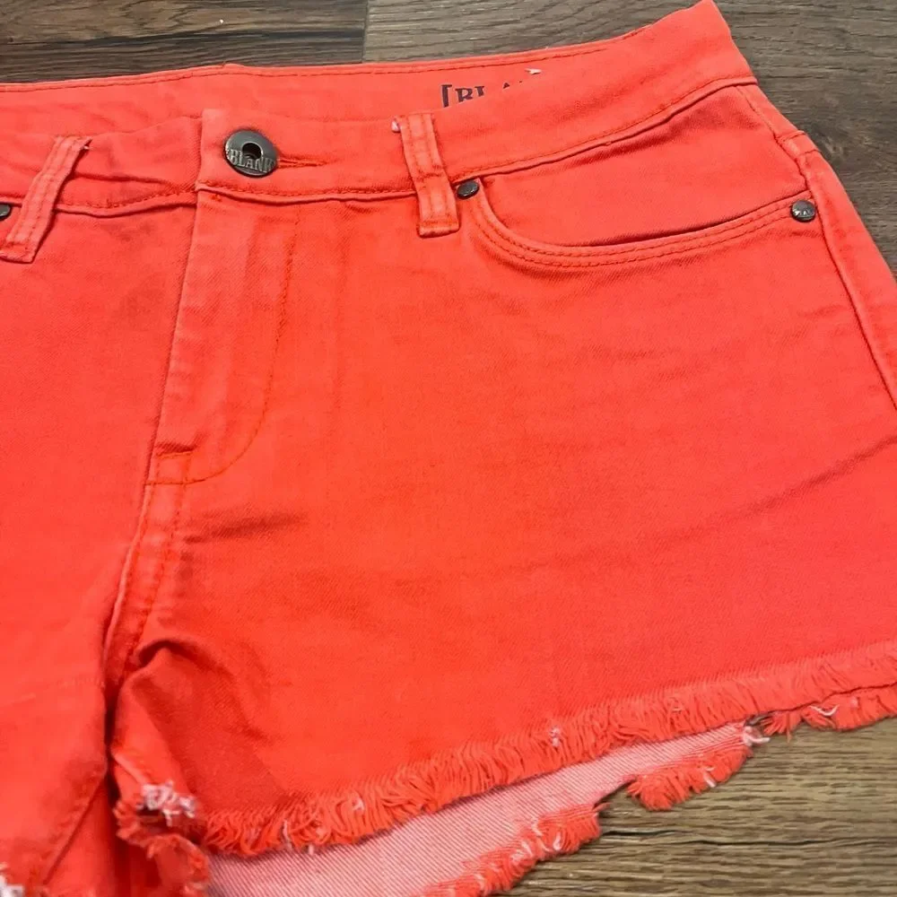 Blank NYC Red Jean Shorts